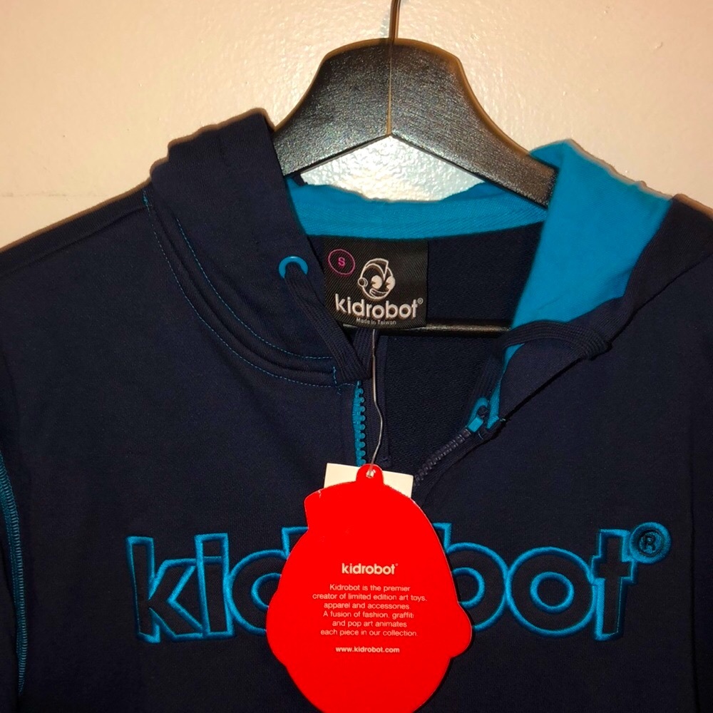 Vintage - Rare KidRobot Zip-up Hoodie